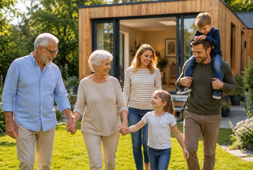 Affordable care home alternative with bespoke granny annexe UK