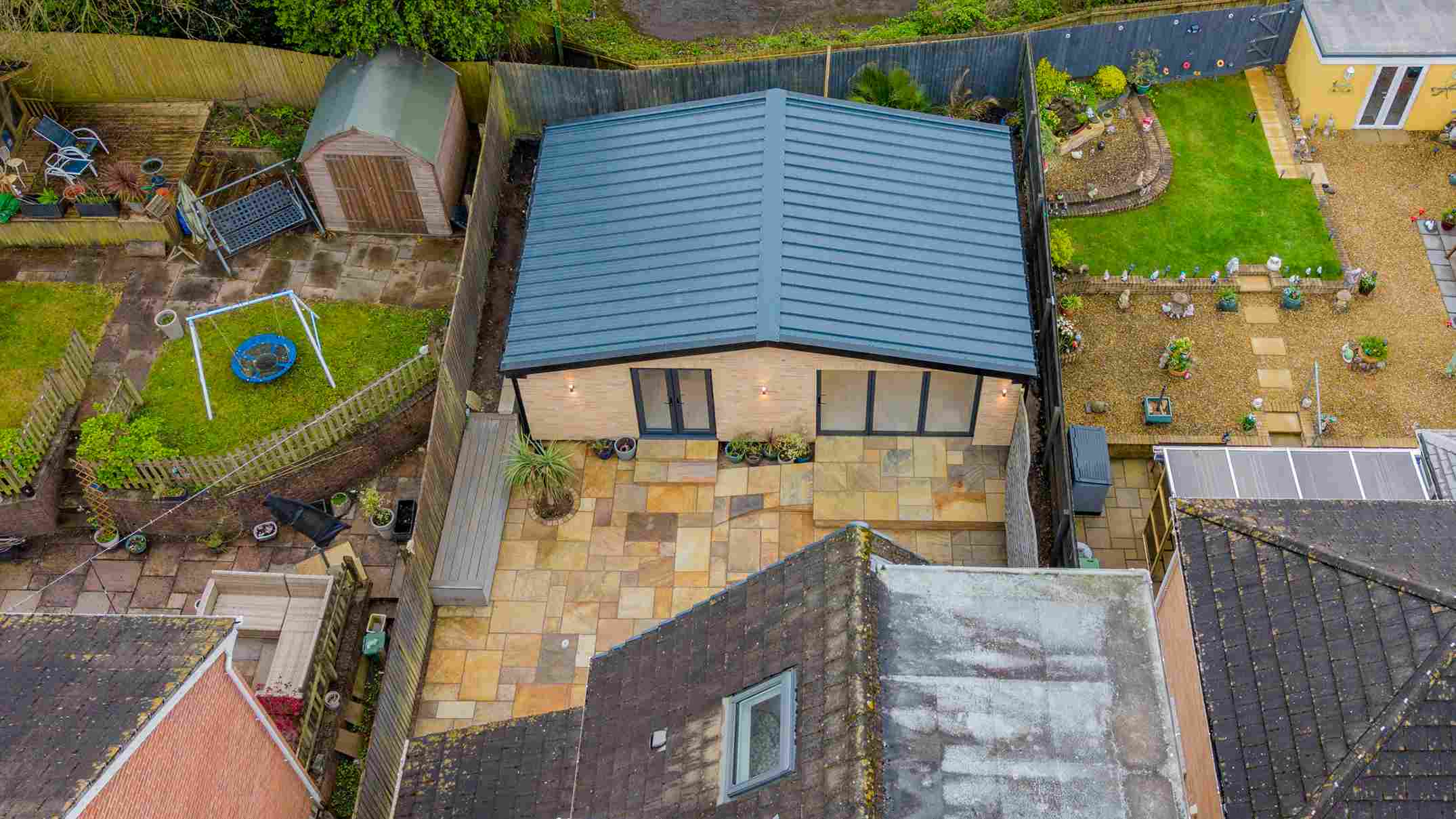 Exterior Design Drone View