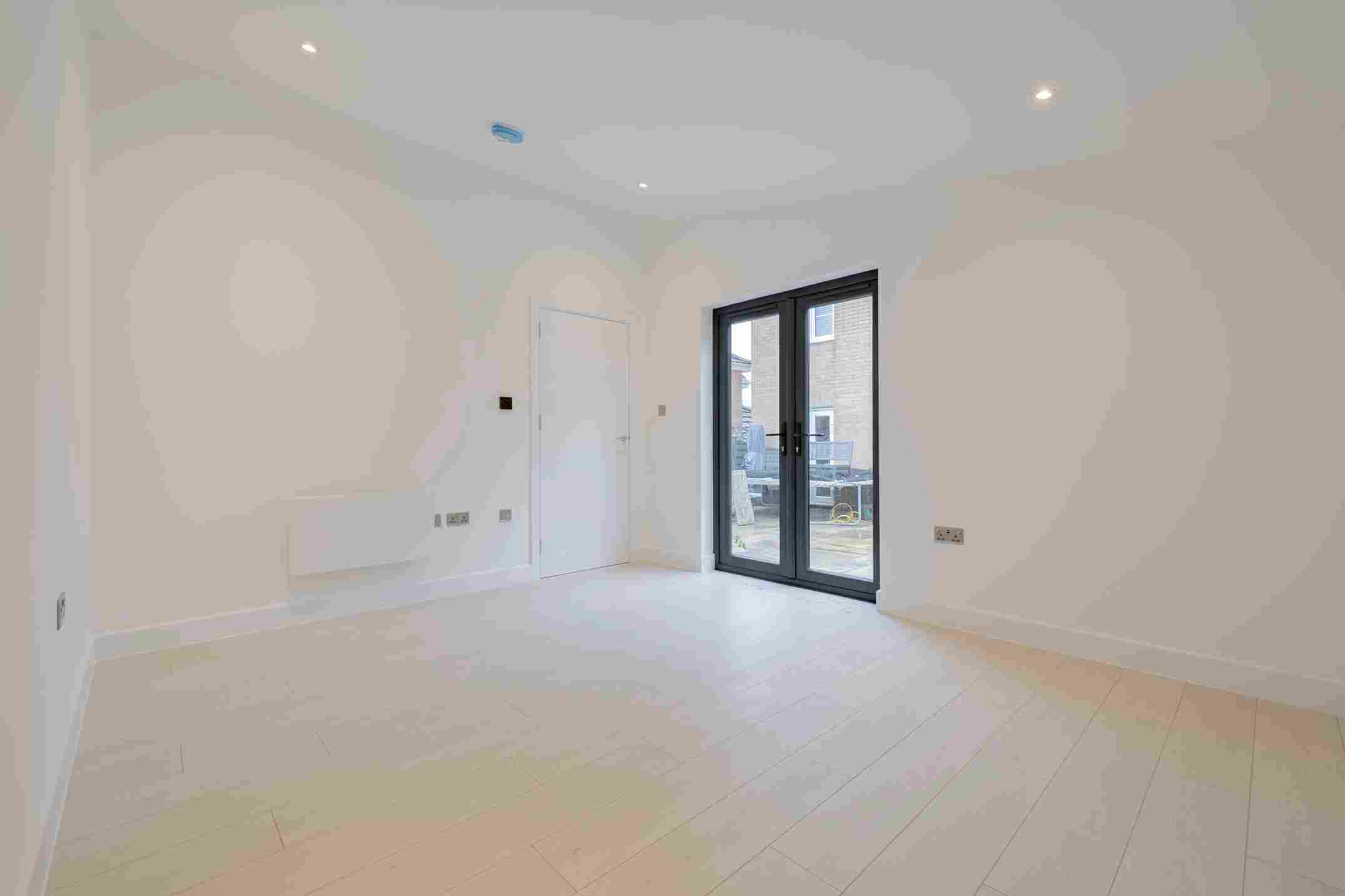 Turnkey granny annexe interior showing fitted kitchen and practical layout
