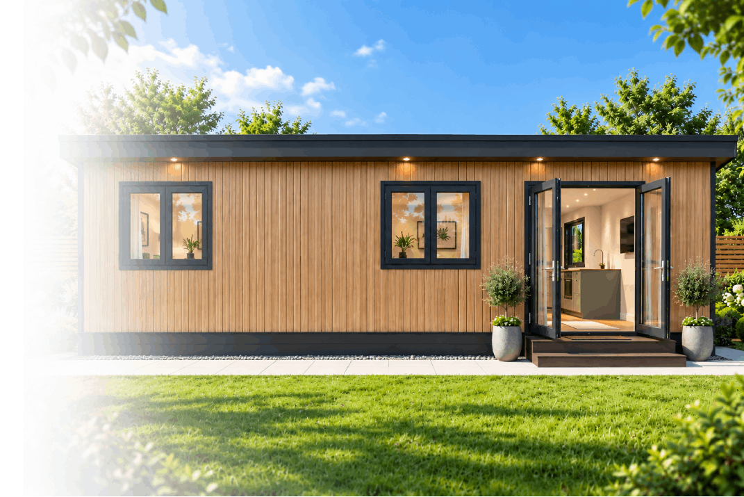 The Forever Lodge exterior render